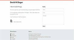 Desktop Screenshot of dmsinger.com
